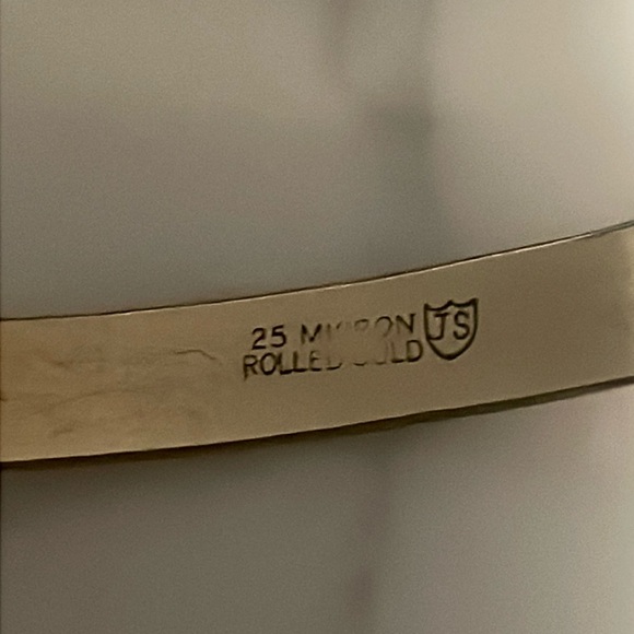 Vintage 9K Rolled Gold Joseph Smith and Son’s Etched Bracelet - Picture 4 of 6